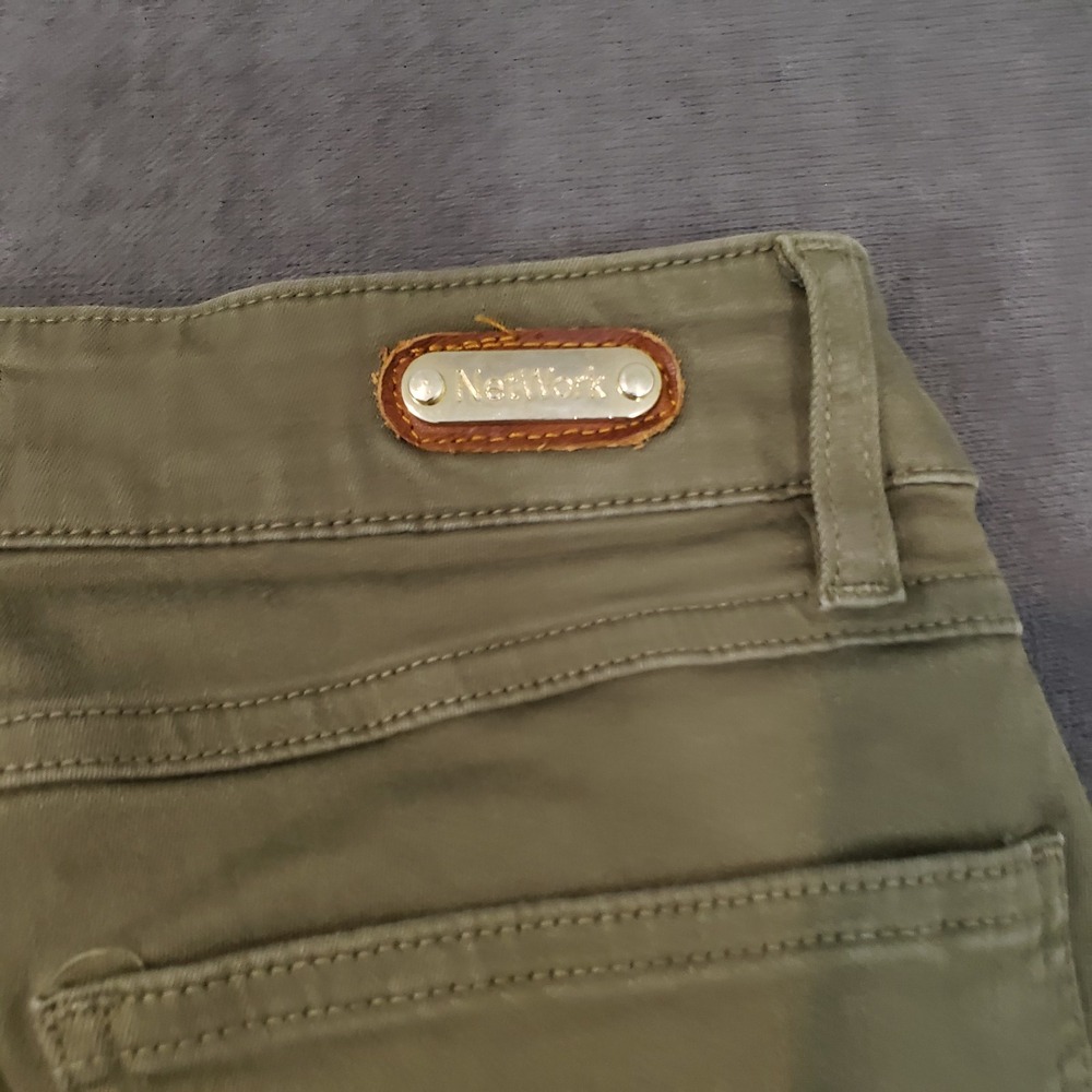 NetWork Jeans Womens Size 29 Skinny Beige - Picture 9 of 10